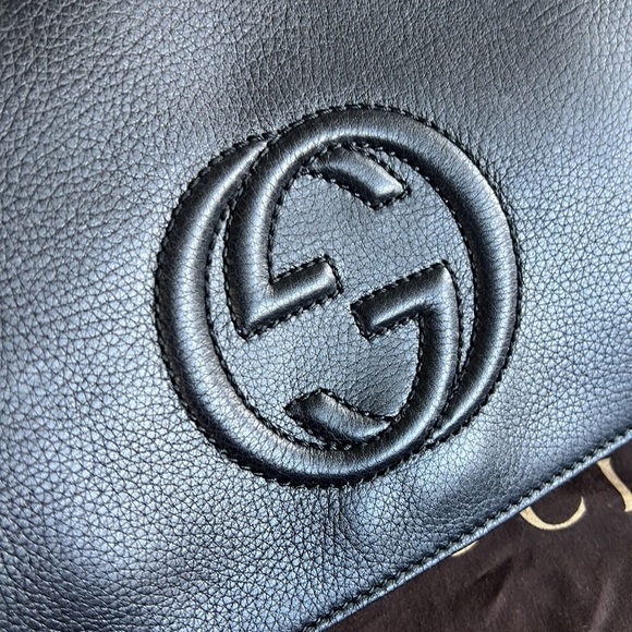 Gucci Soho clutch black with tassel - Picture 2 of 9